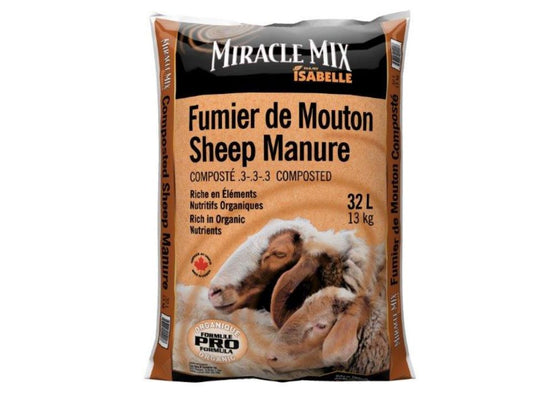 Fumier composté mouton et vache