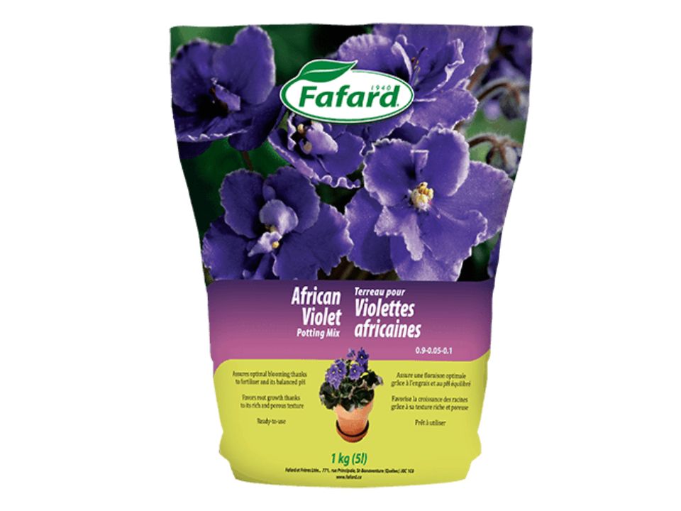 Terreau d'empotage pour violettes africaines